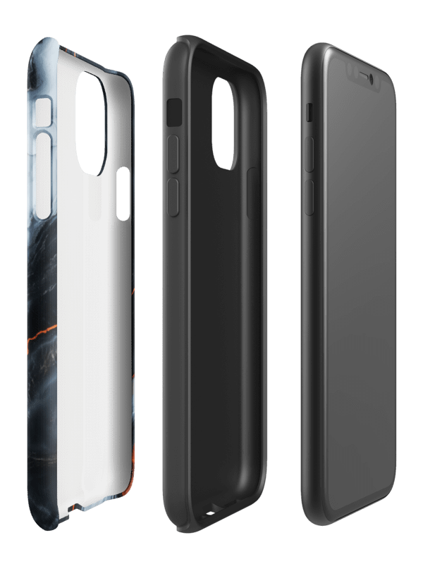 Black Copper Marble Effect - Tough Phone Case product image (93)