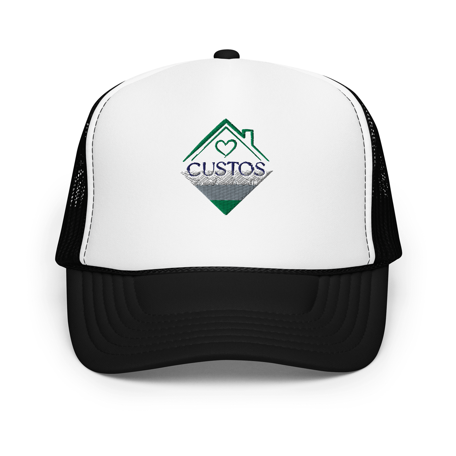 CUSTOS Heart Logo Foam Trucker Hat product image (1)