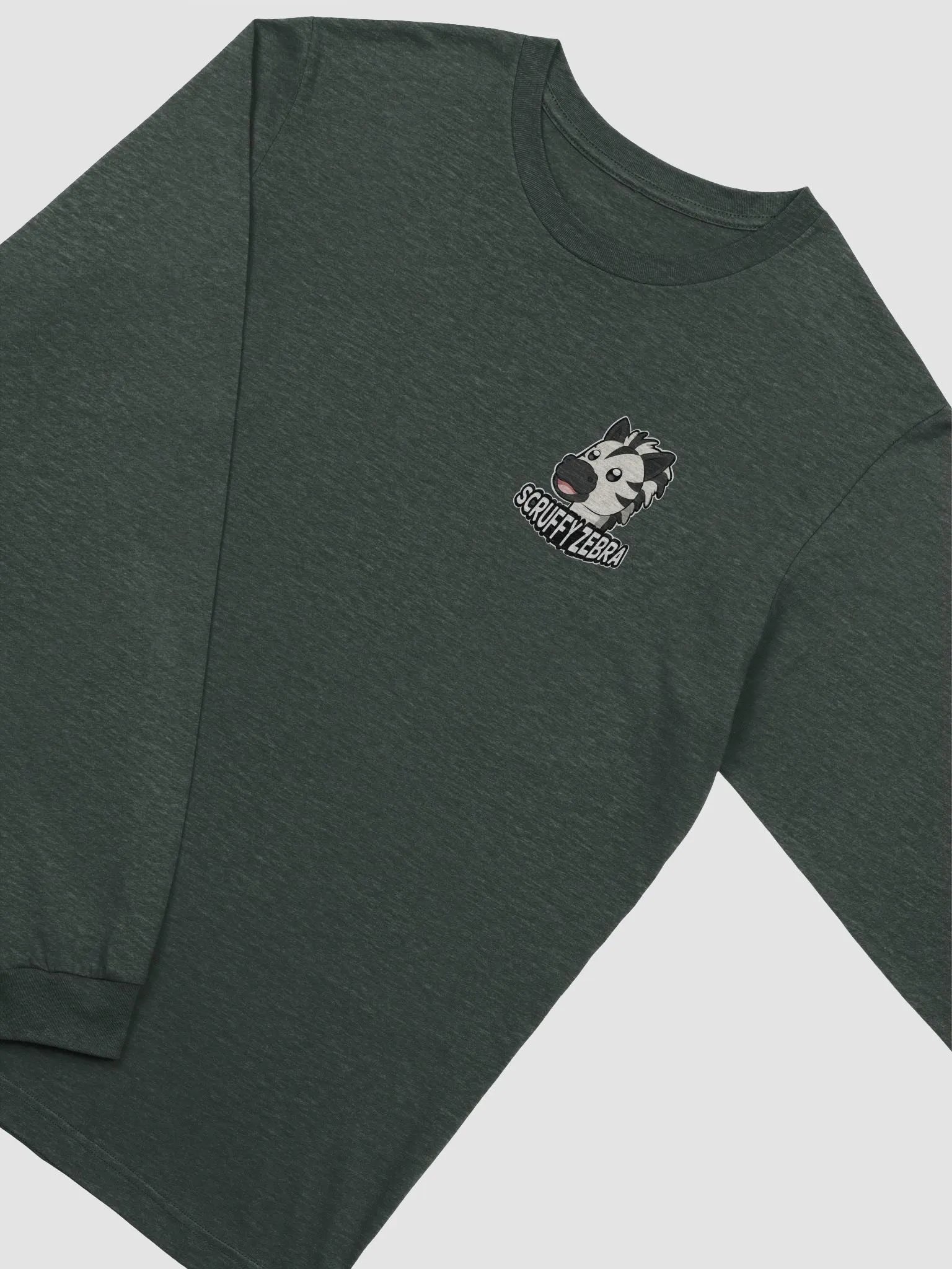 Smiling Zebra Cartoon Long Sleeve Tee product image (4)