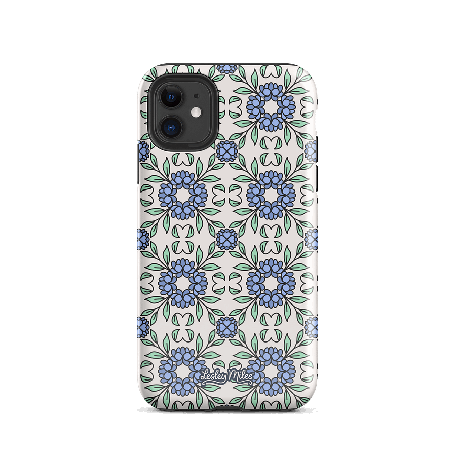 May Blue Floral iPhone® Tough Case product image (47)
