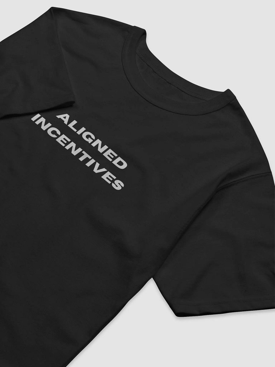 Aligned Incentives Typography SS Tee - Black product image (3)