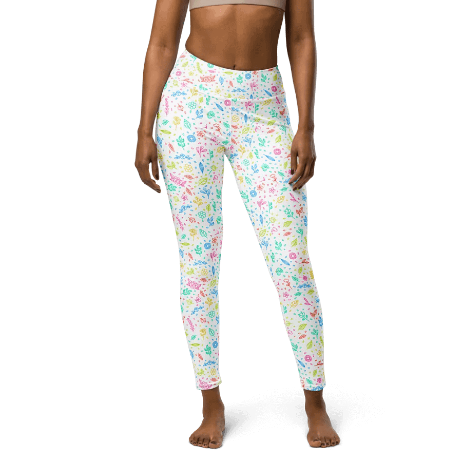 Bloom Bliss High-Waist Leggings - Floral Fantasy product image (4)