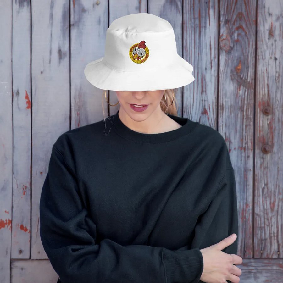 Chapéu de Balde com Logo Bordada - Canal Frango Doido product image (7)
