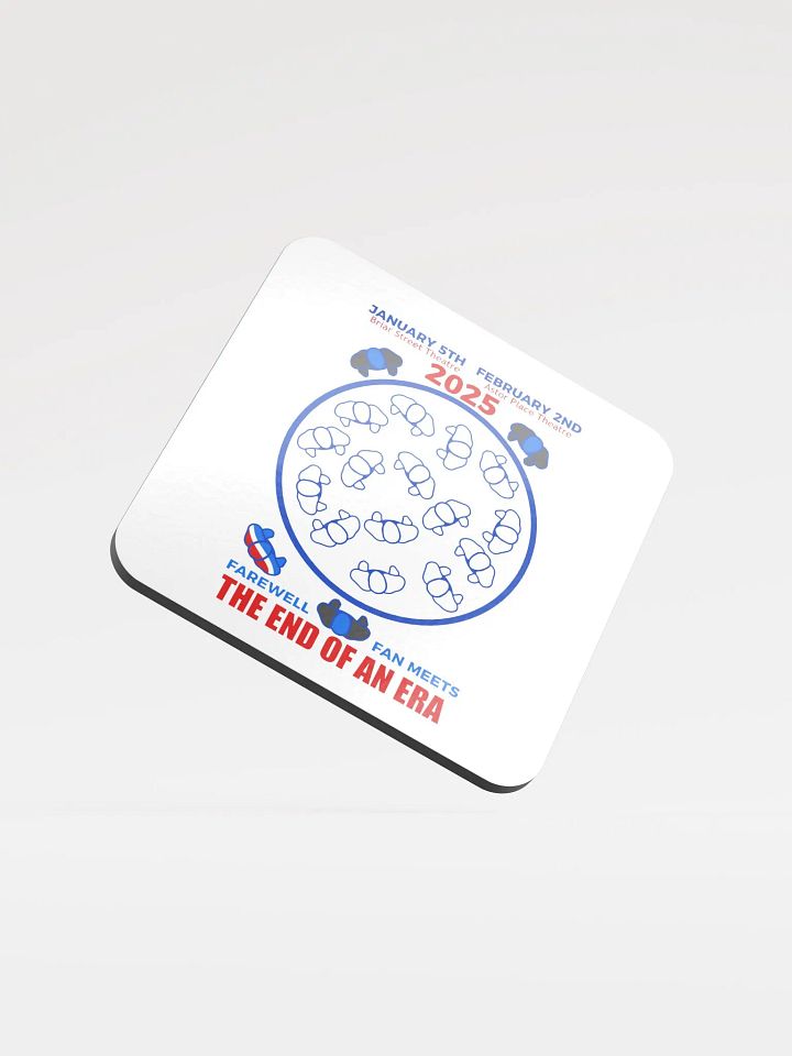 Blue Man Group's Farewell to An Era Fan Glass Coaster product image (1)