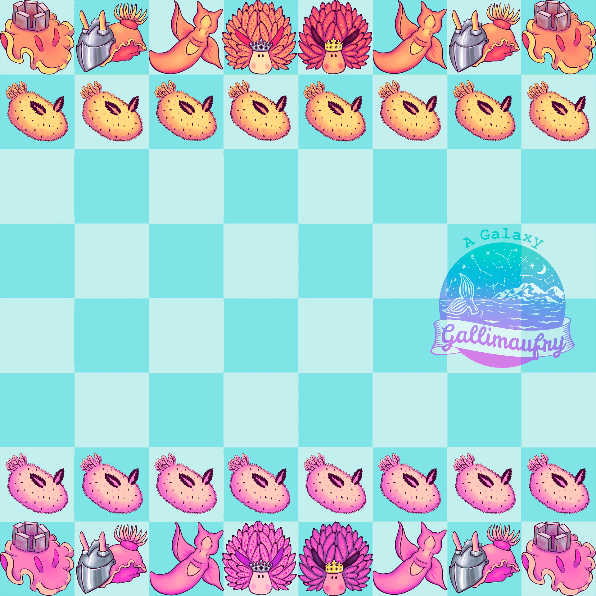 FREE Sea Slug Digital Chess Set! (png images) product image (4)