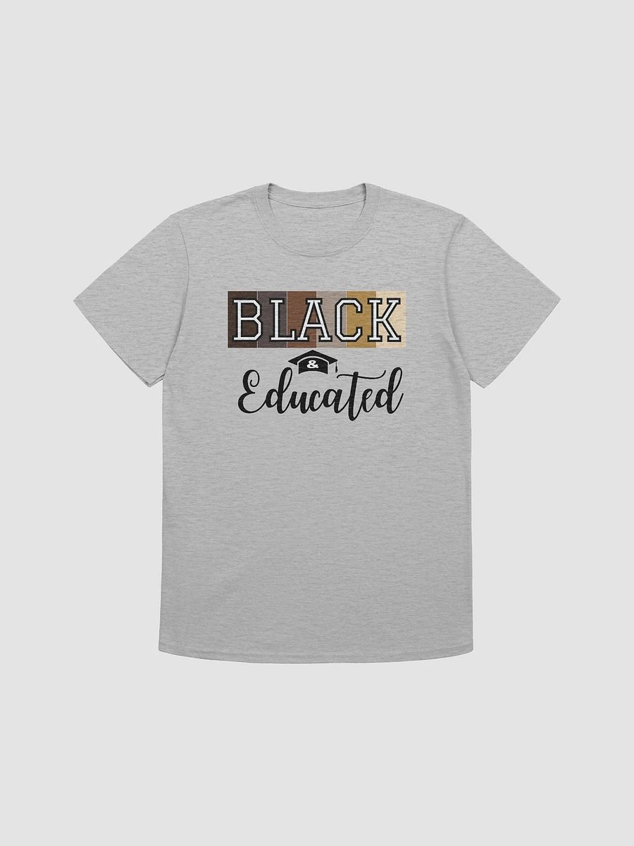 Black & Educated Design Premium Ring-Spun Cotton T-Shirt product image (1)