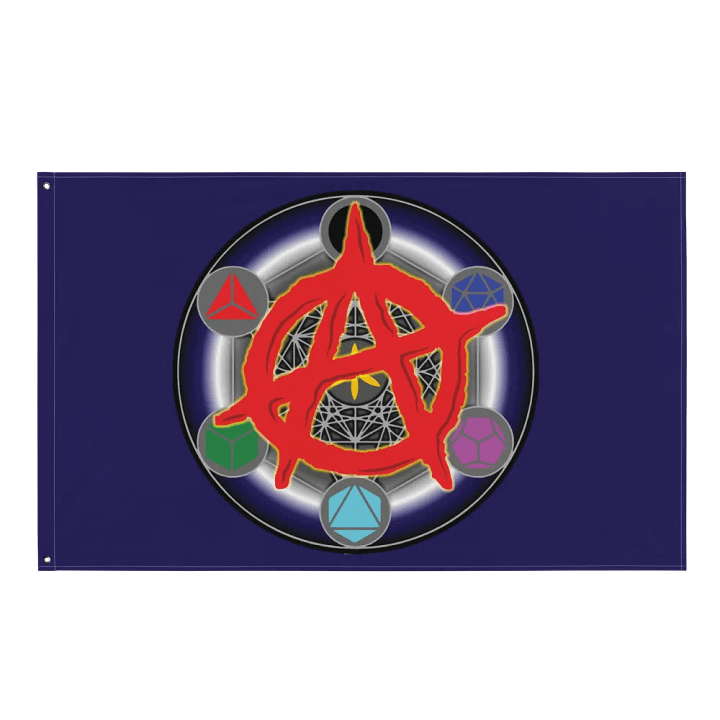 Spiritual Anarchist Flag product image (1)
