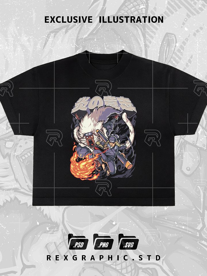 Will of Fire – 炎の意志 (Inspired by Sarutobi – Naruto) product image (1)