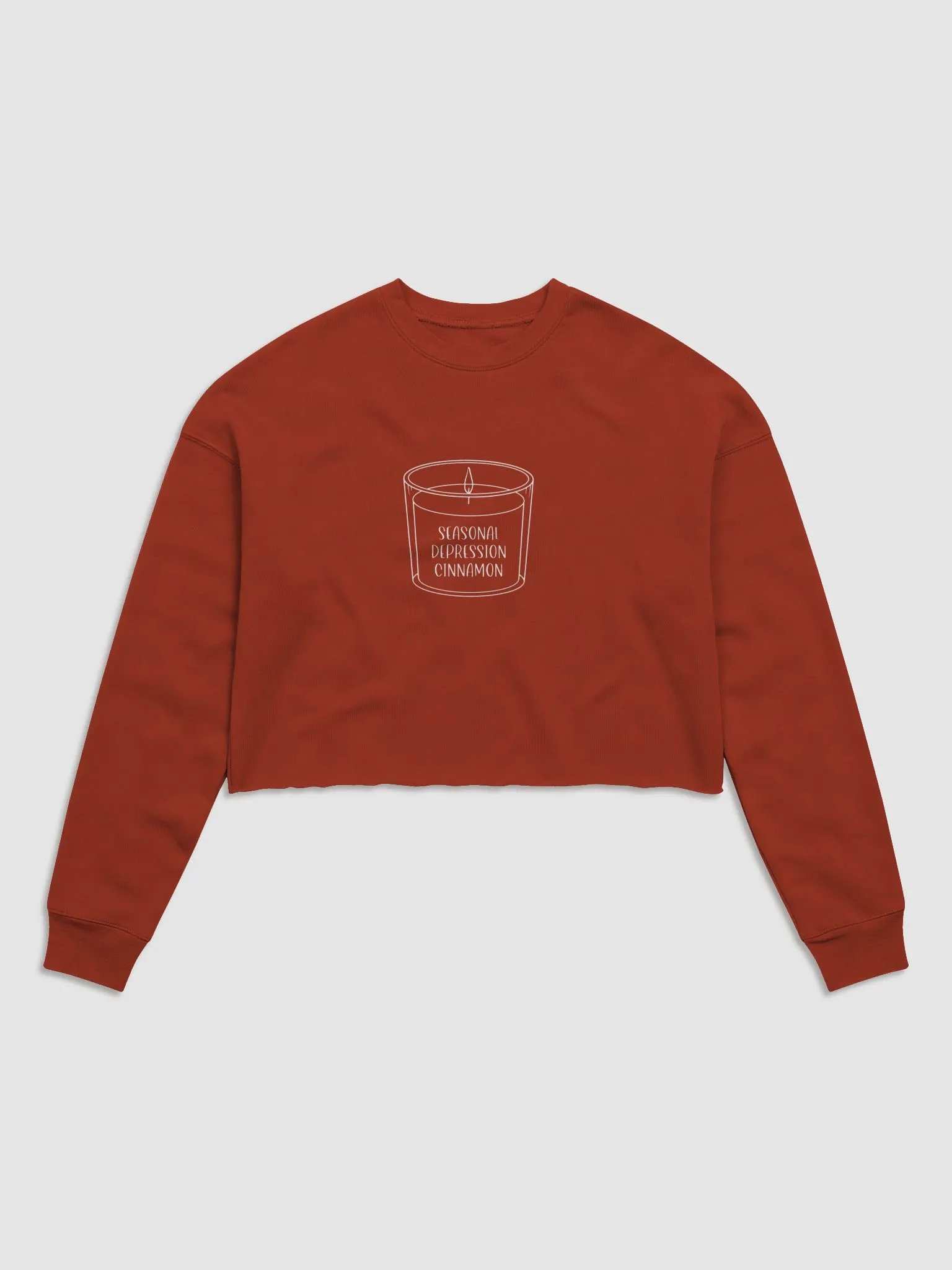 Seasonal Depression Cinnamon Crop Crew Neck product image (5)