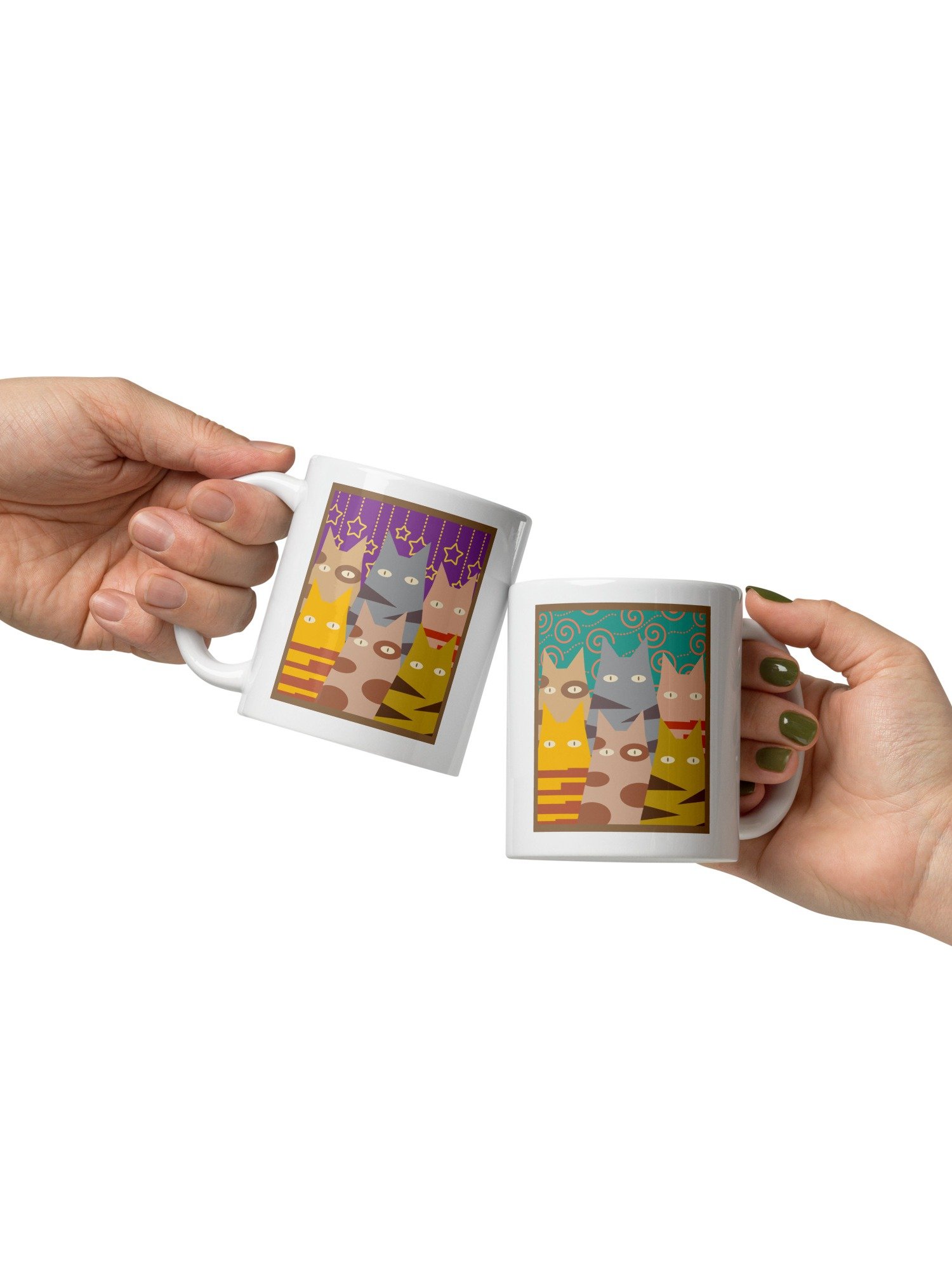 Daytime and Nighttime Cats 11 oz Mug product image (4)