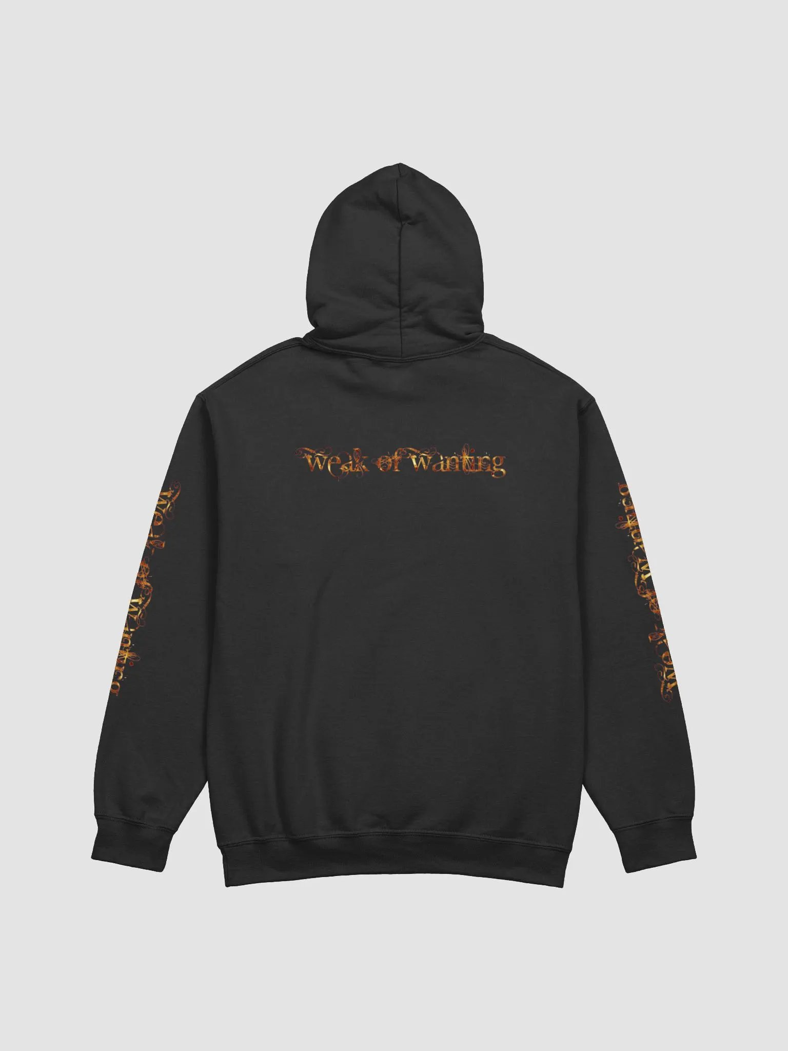 Weak Of Wanting 'The Demons Inside' Reversed Hoodie (Front, Back & Sleeve Print) product image (2)