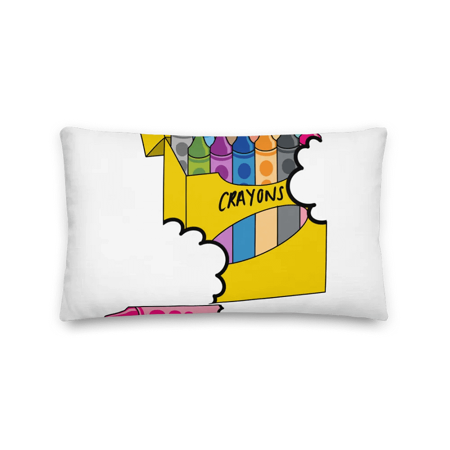 Vibrant Crayon Box All-Over Print Pillow product image (2)