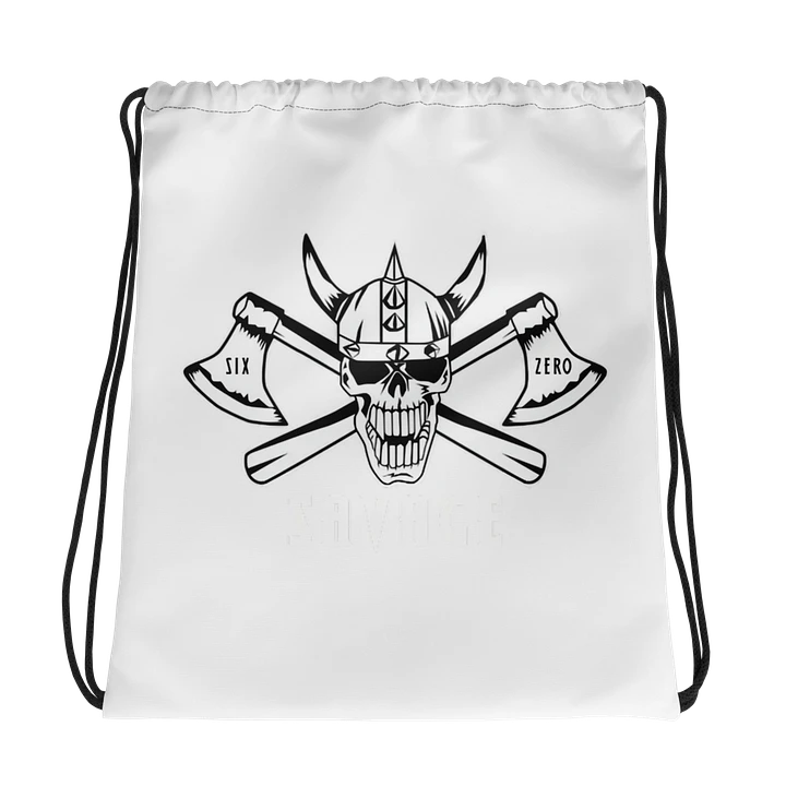 Savage Skull Drawstring Bag product image (1)