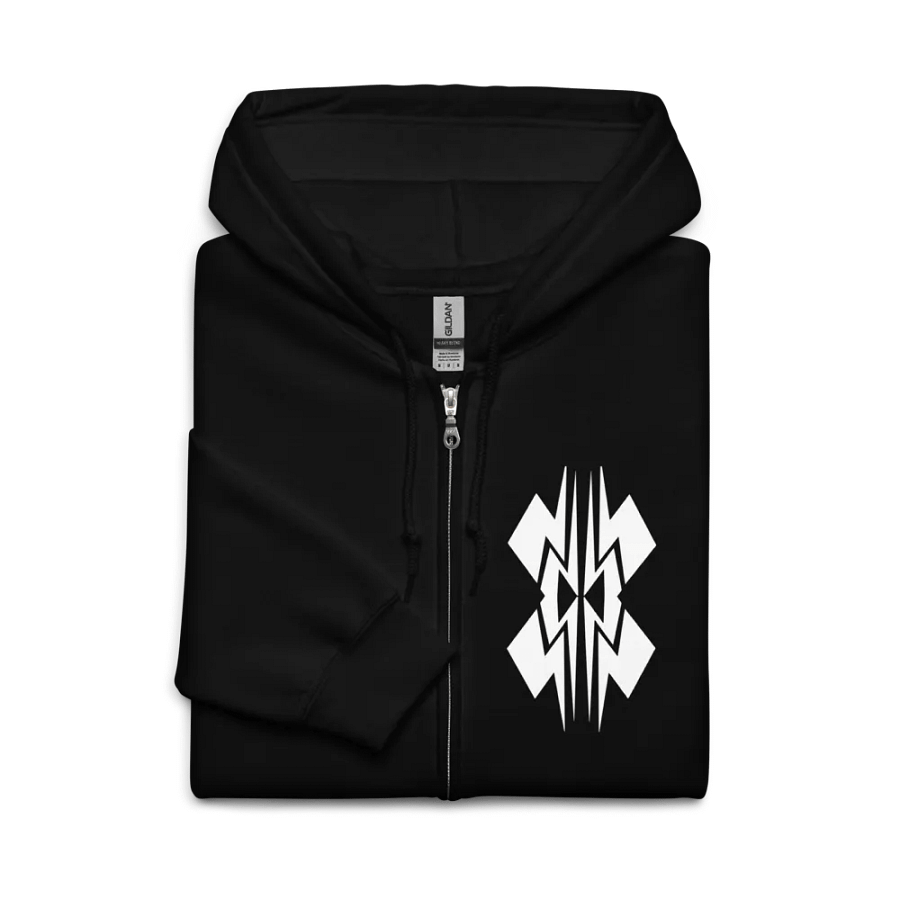The Real Deal Zip-Up Hoodie [White Symbol Var.] product image (3)