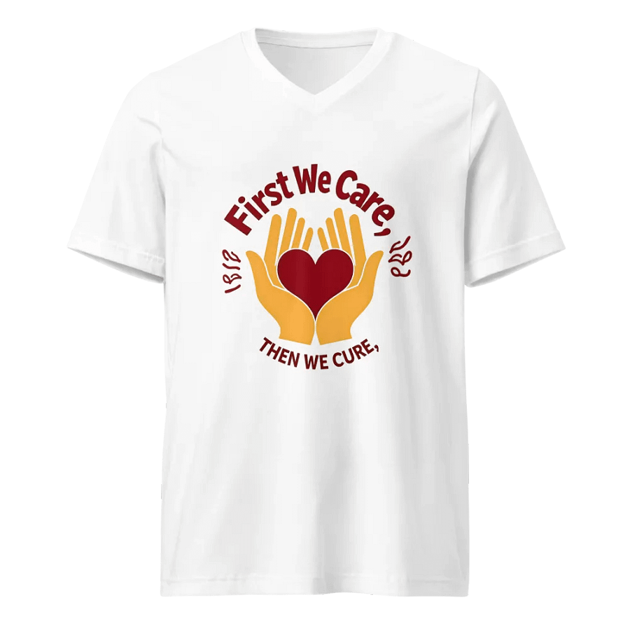 Care & Cure Heart V-Neck Tee product image (1)