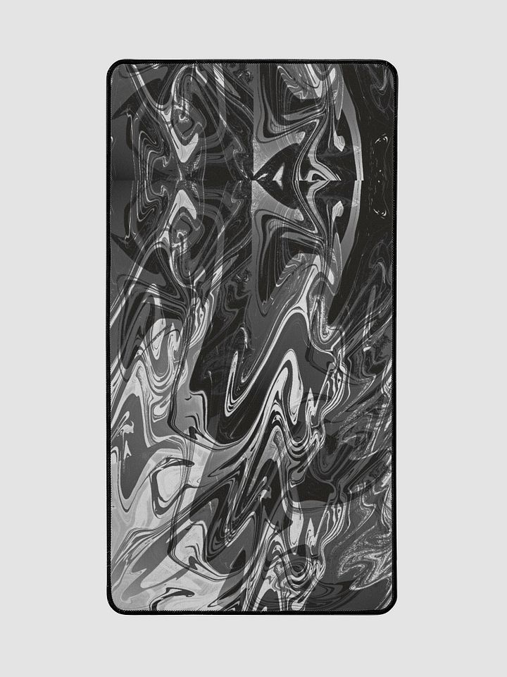 Black and White Swirl Pattern Desktop Mat product image (2)