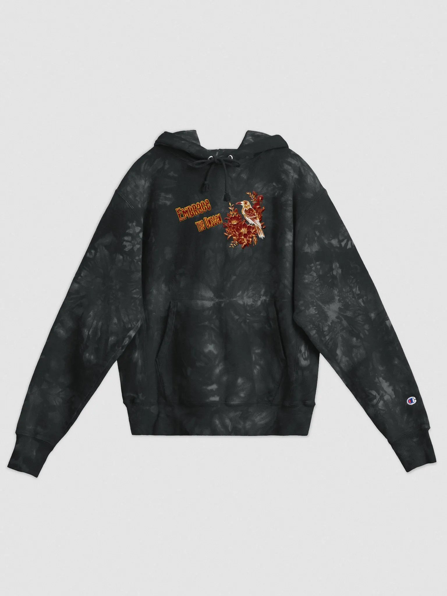 Embrace the Unseen The Rare Whisper of the White RavenChampion Tie-Dye Hoodie product image (2)