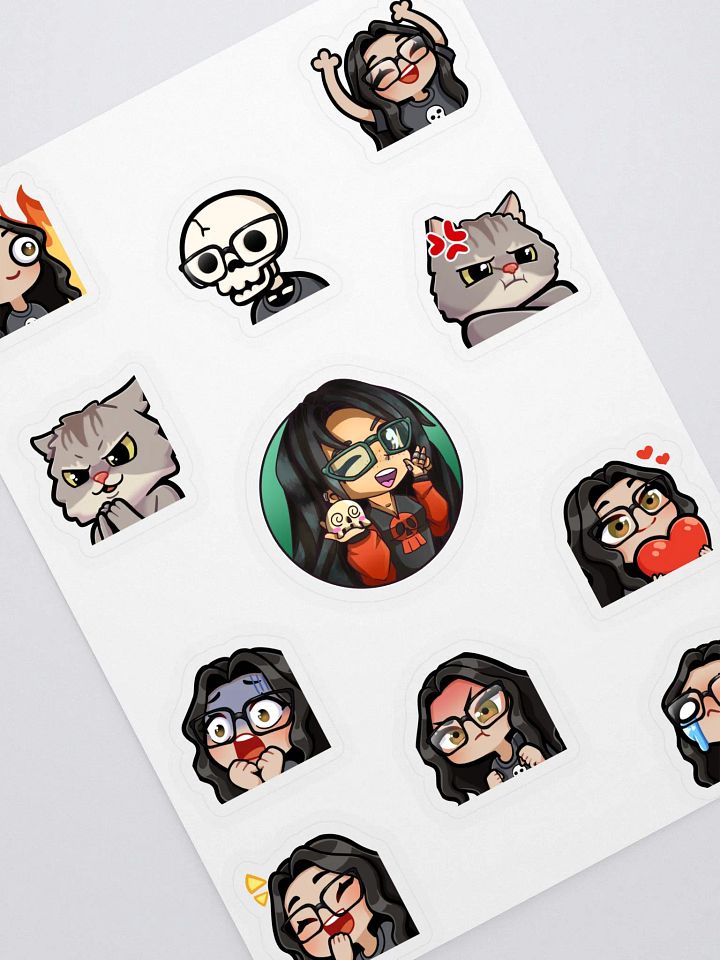 Snowmonk Emoji Sticker Sheet product image (2)