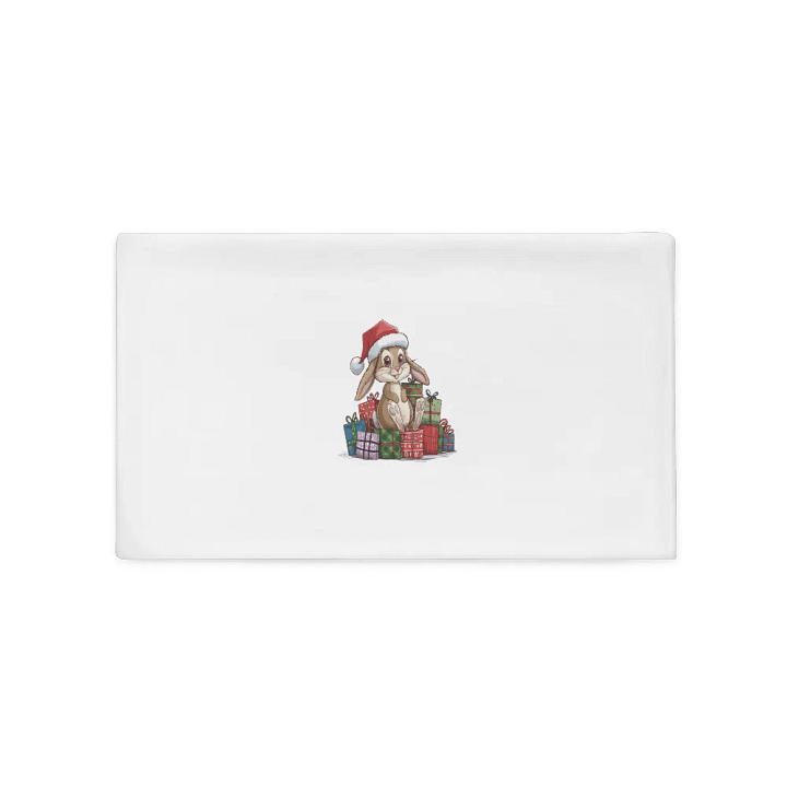 Santa Bunny All-Over Print Basic Pillow Case product image (1)