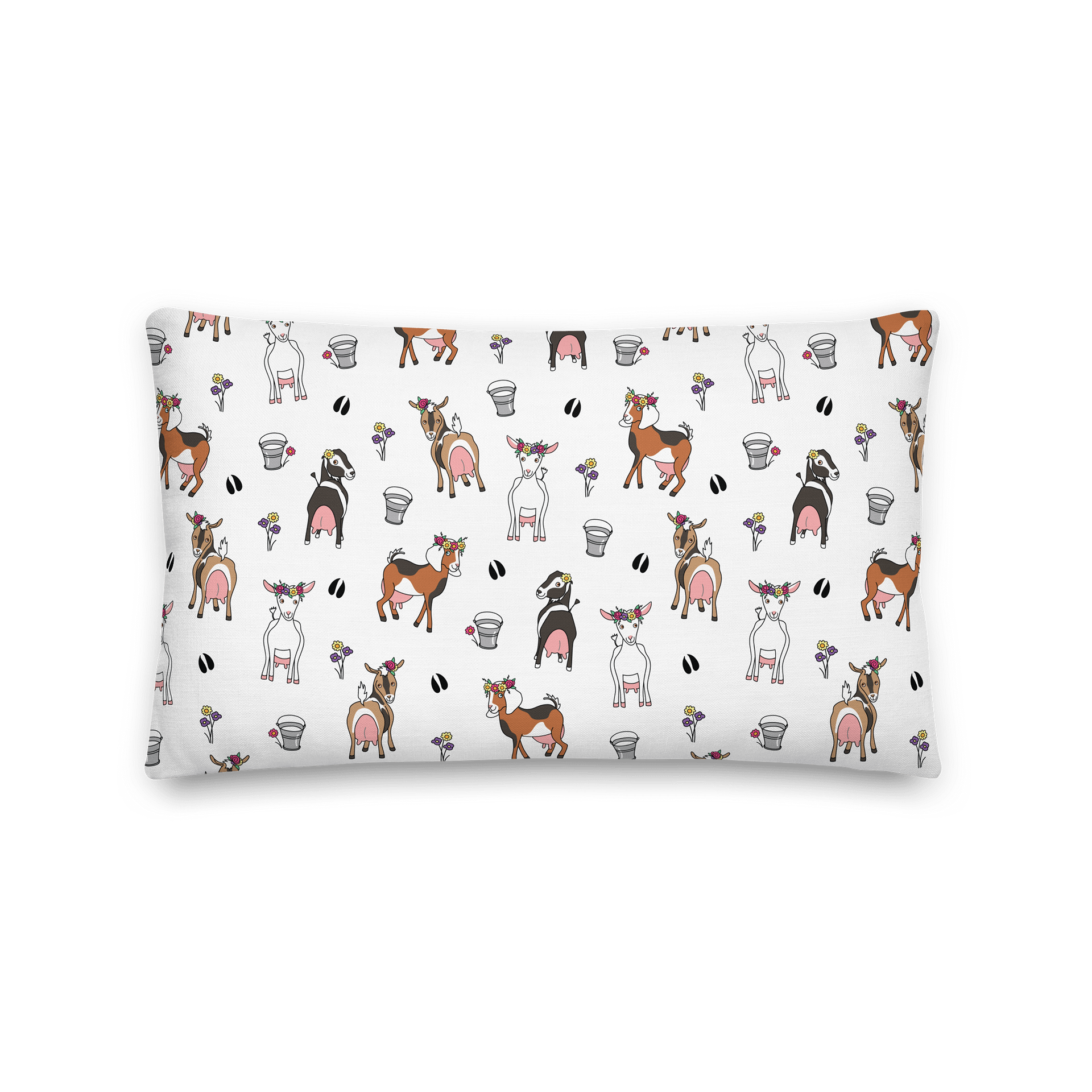 Whimsical Goat Premium Pillow product image (2)