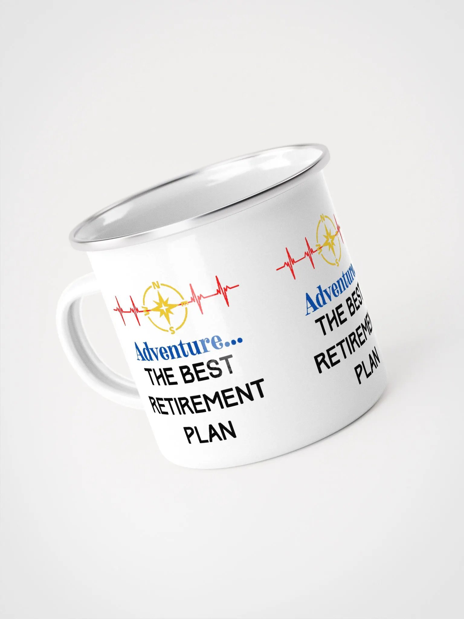 Retirement Adventure Enamel Mug product image (5)