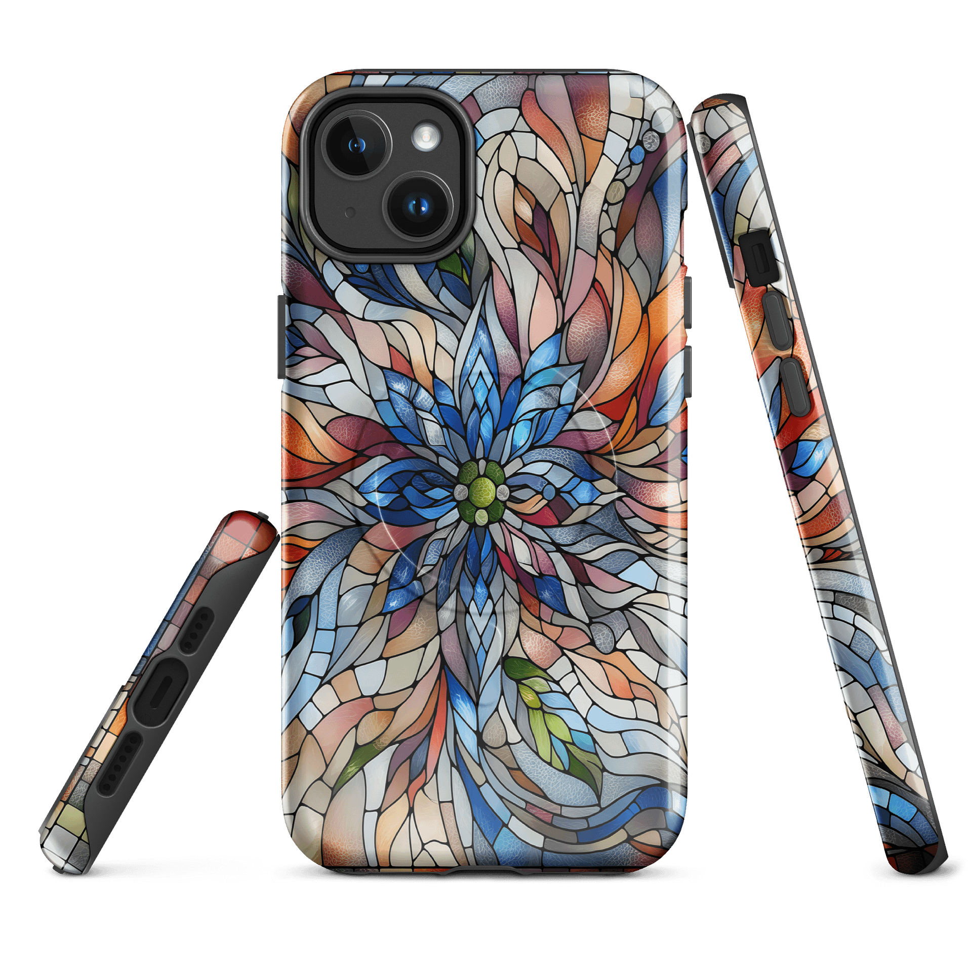 Floral Stained Glass MagSafe® iPhone® Case product image (3)