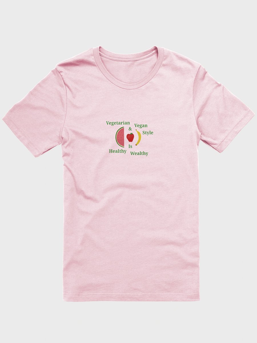 Healthy Wealthy Vegetarian T-Shirt product image (1)