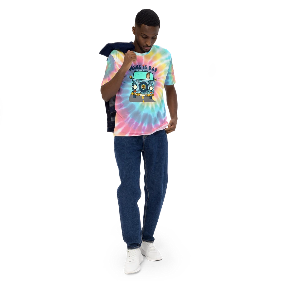 Jesus Is Rad Retro Tye Dye T-Shirt product image (6)