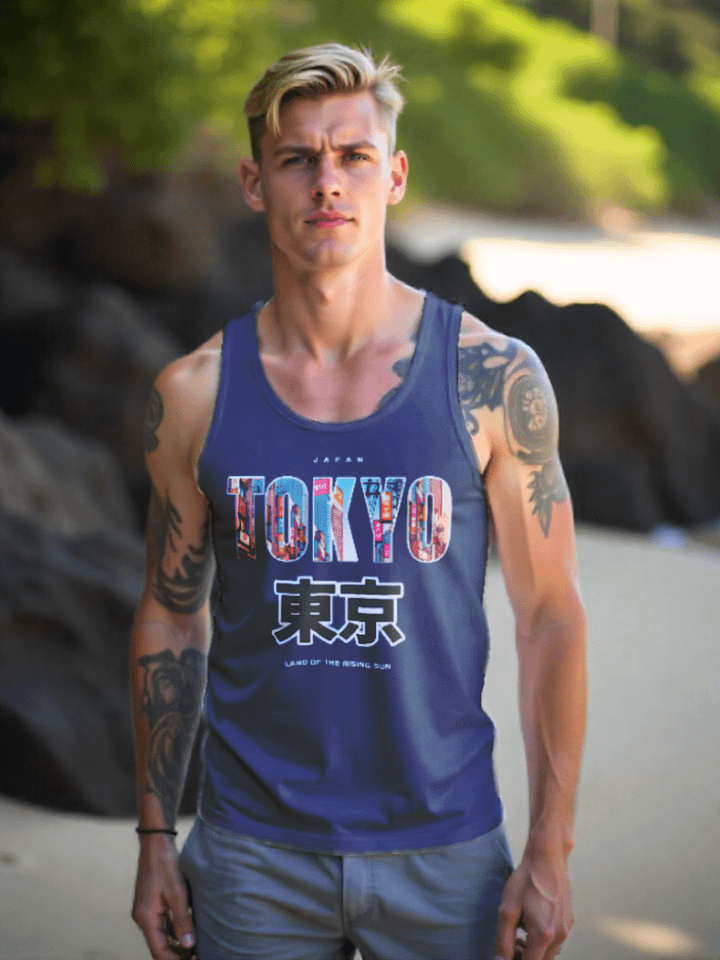Tokyo City | Jersey Tank by Bella+Canvas product image (1)