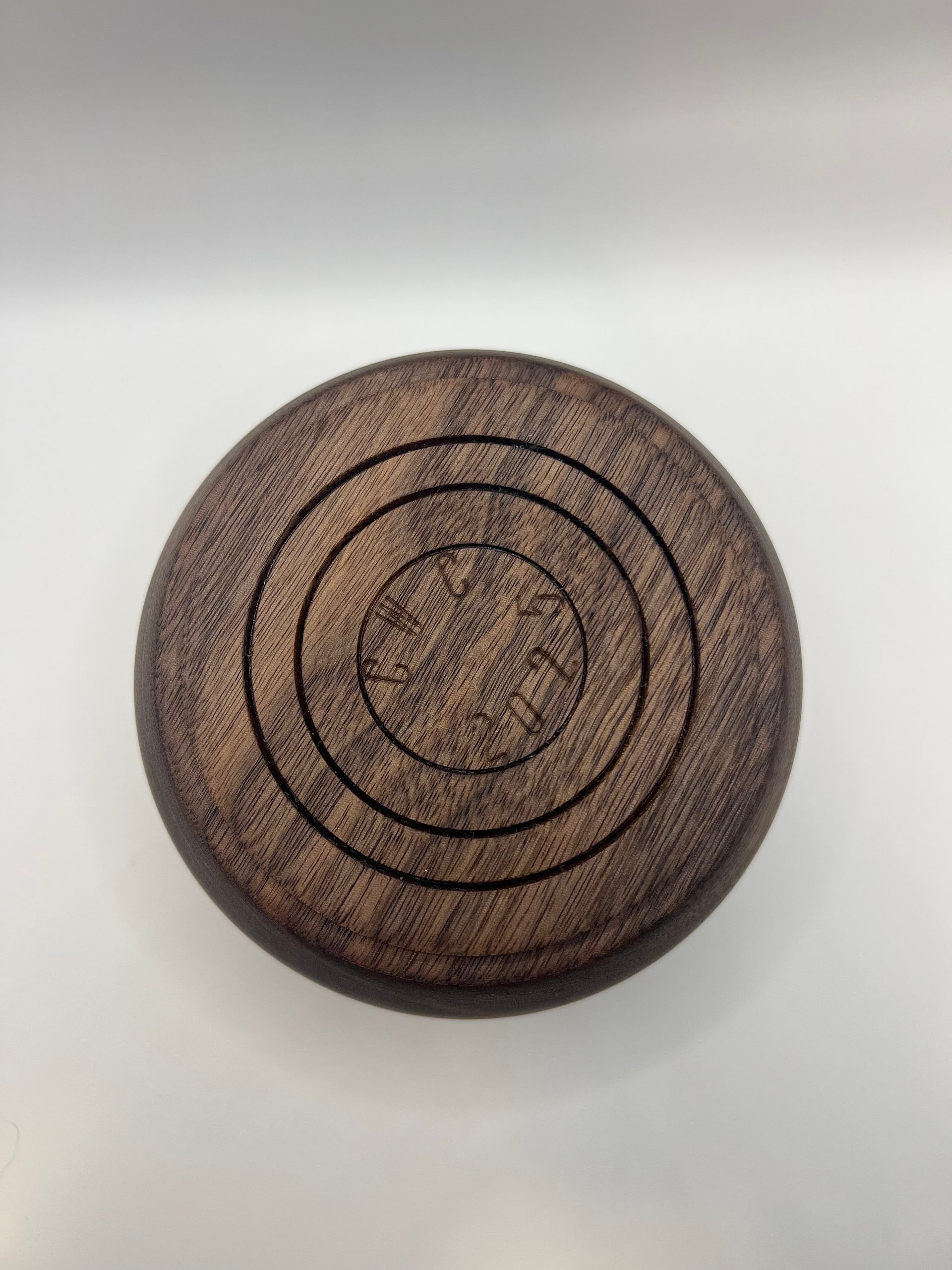 🌿 Black Walnut Bowl – 5.5” Hand-Turned Live on TikTok | Solid Black Walnut Wood product image (2)