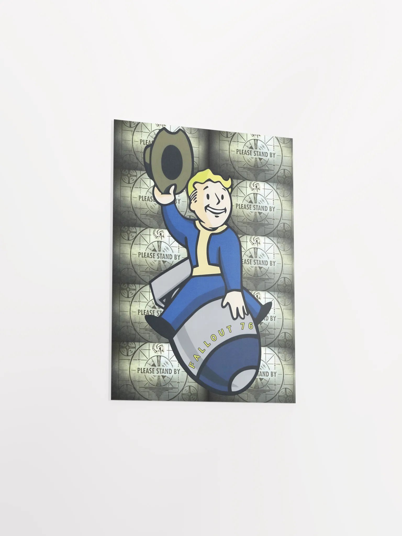 Fallout 76 Vault Boy Nuke Rider Poster product image (3)