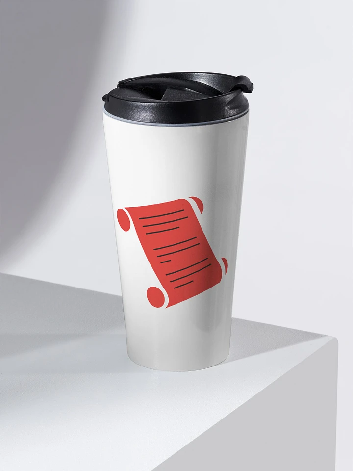 The Forbidden Scrolls Logo Stainless Steel Travel Mug product image (1)