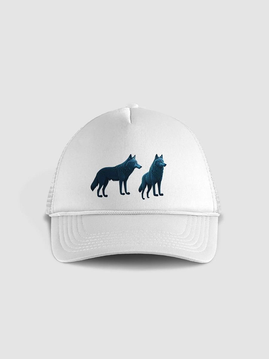 Forge Your Pack: Valucap VC700 Trucker Hat Unites Wolf & Bear Spirit product image (33)