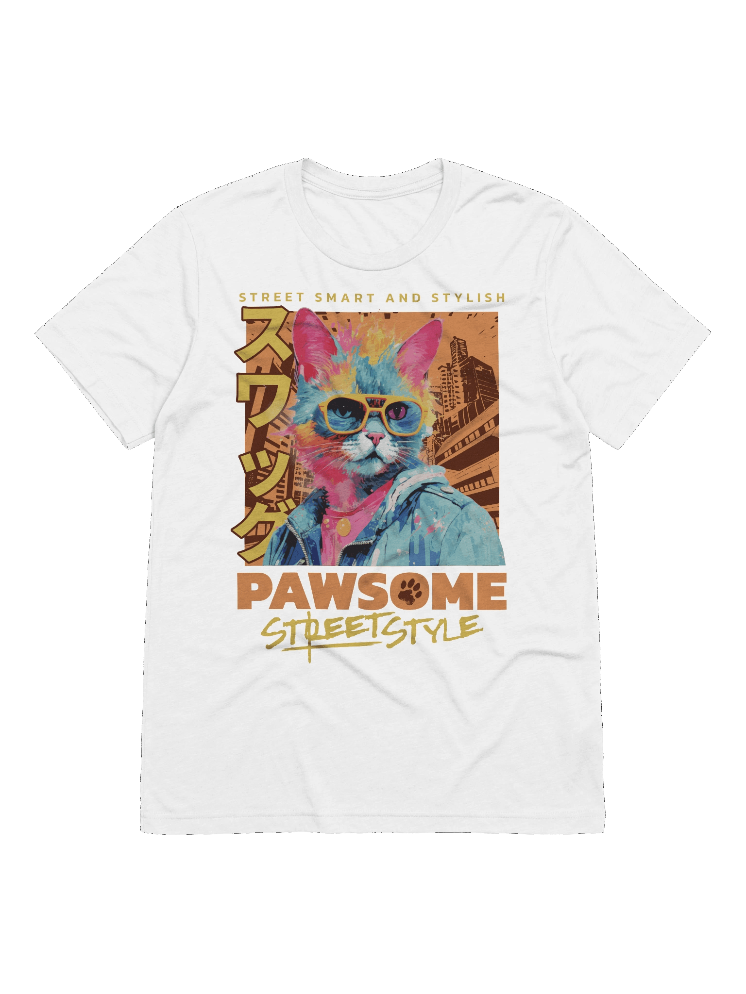 Pawsome Street Style | Unisex Tri-Blend-T-Shirt Bella + Canvas product image (2)