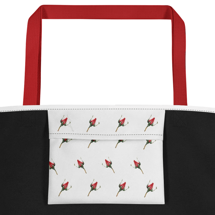 Blooming Red Rose Large Tote Bag product image (2)