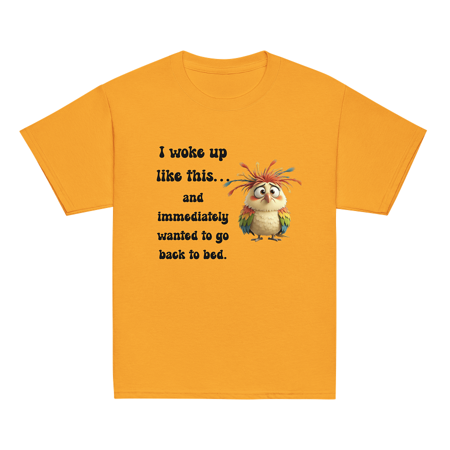 Flustered Featherball – Colorful Cartoon Bird product image (2)