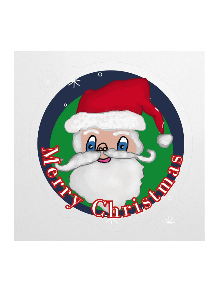 Santa Sticker/Merry Christmas product image (3)