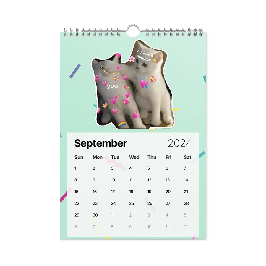 Wall Calendar (2024): Meme Cats product image (18)