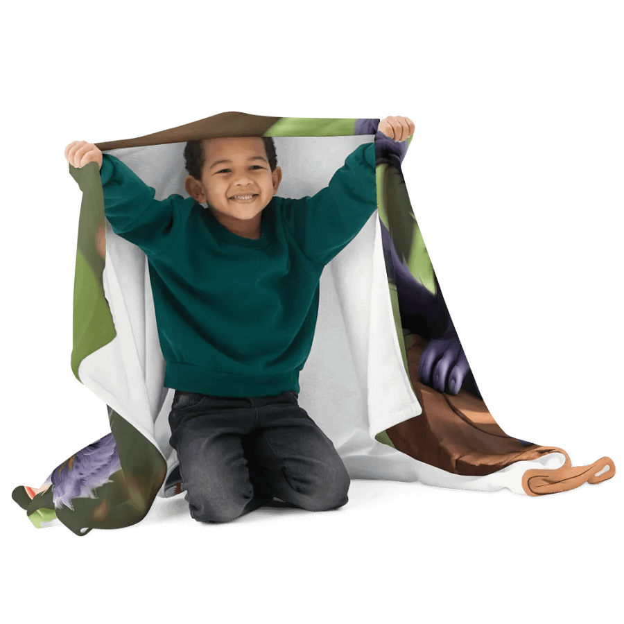Endangered Species - Mexico - Spider Monkey Throw Blanket product image (3)