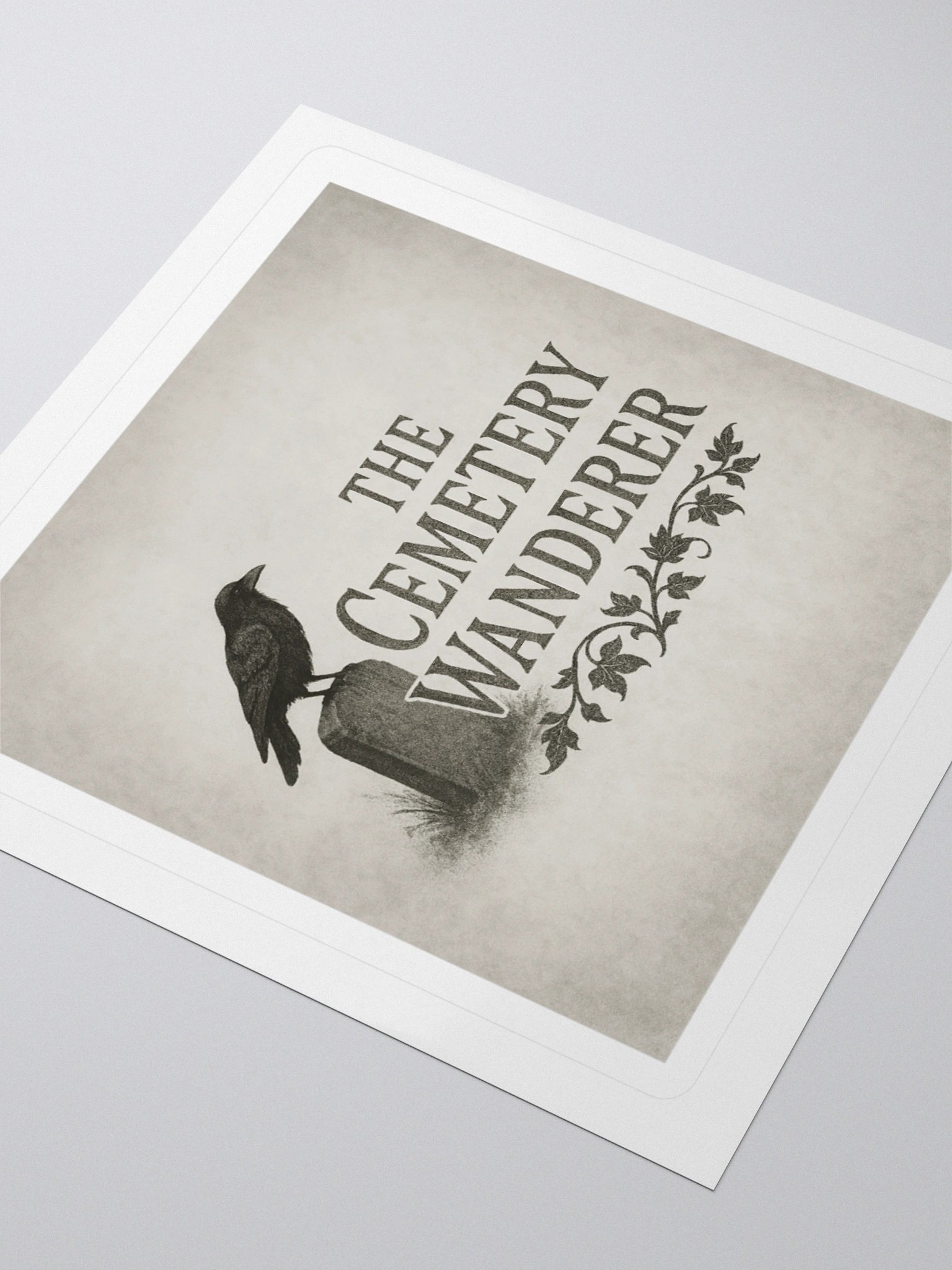 The Cemetery Wanderer Logo Sticker product image (7)