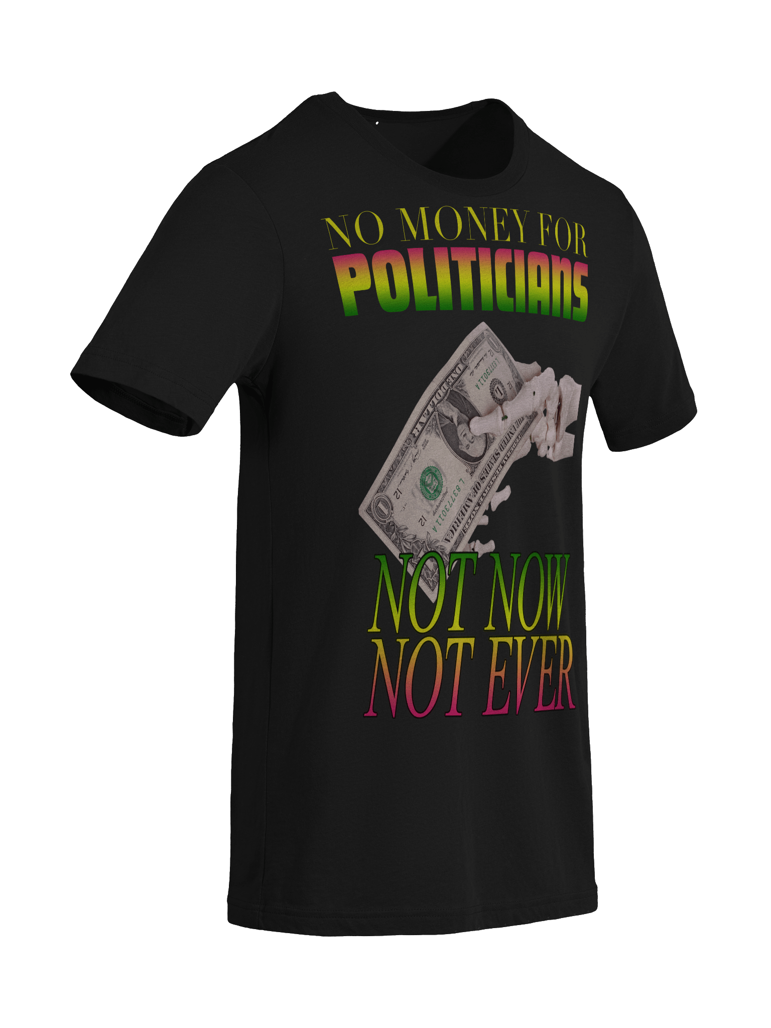 NO MONEY FOR POLITICIANS "TRI BLEND" product image (35)