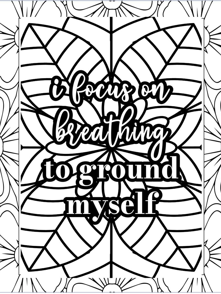 "I Can Do it!" Daily Affirmations to Color for Women: Motivational Self Love Quotes for Young Ladies, Moms and Teens product image (3)