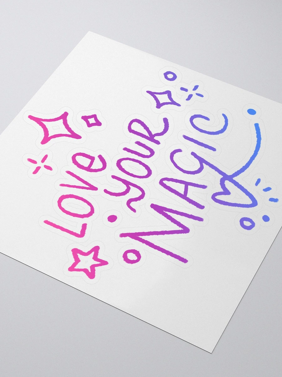 LOVE YOUR MAGIC STICKER (OMBRE) product image (8)