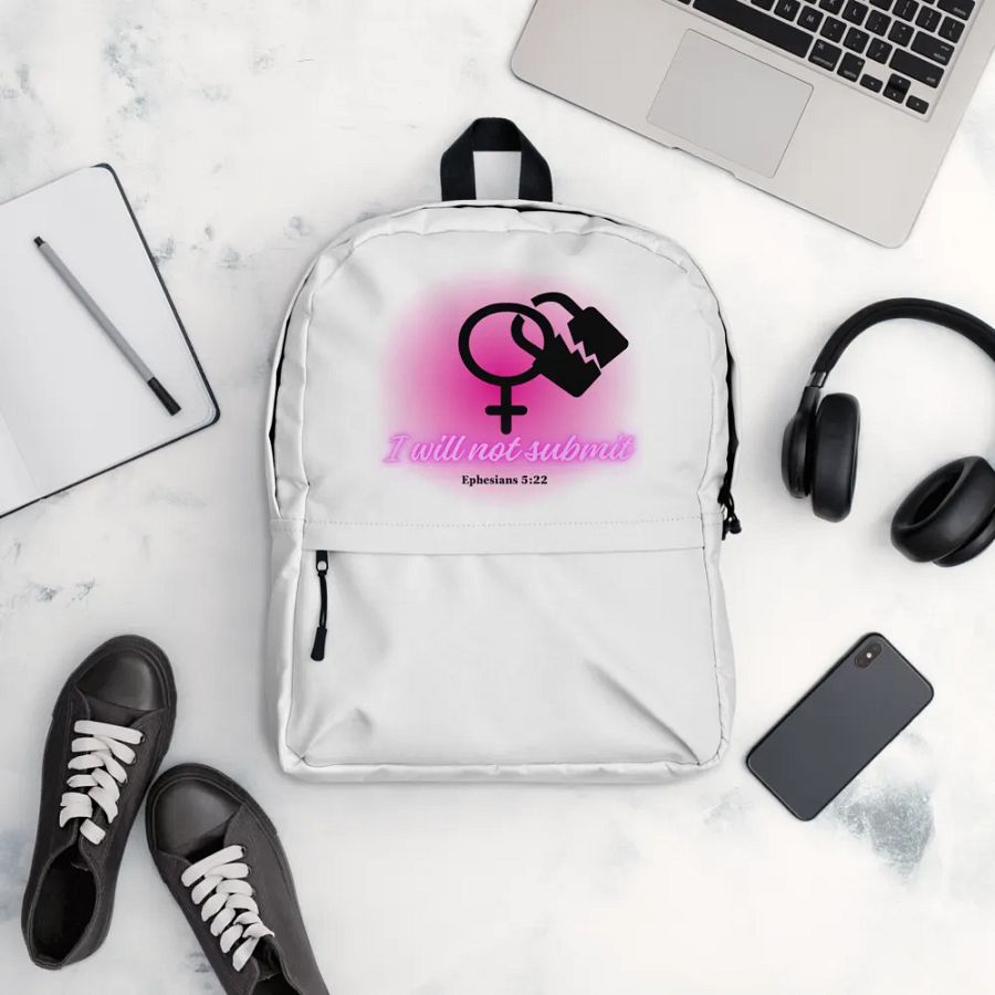 I Will Not Submit Backpack product image (5)