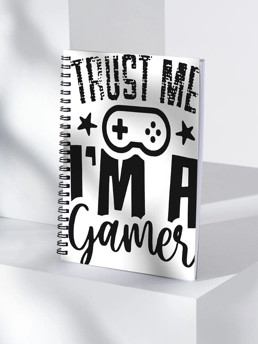 🎮 Gamer's Trust Spiral Notebook – "Trust Me, I'm a Gamer" Edition 🕹️📓 product image (4)
