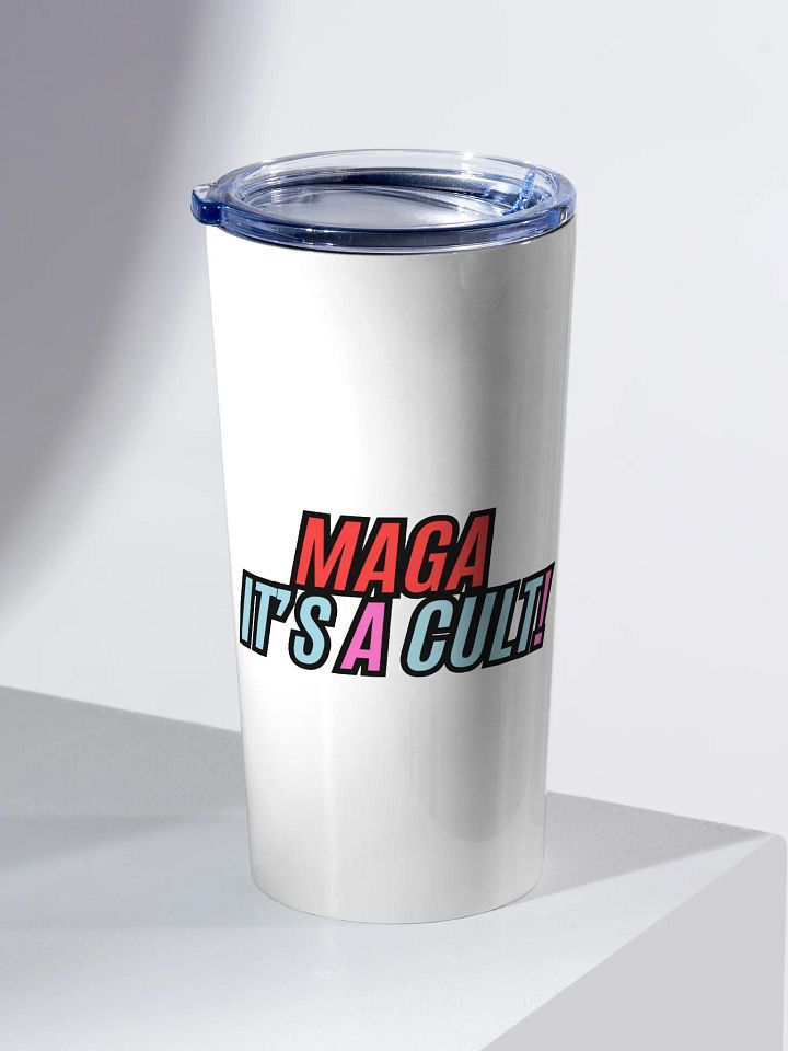 MAGA IT'S A CULT! Stainless Steel Tumbler product image (2)