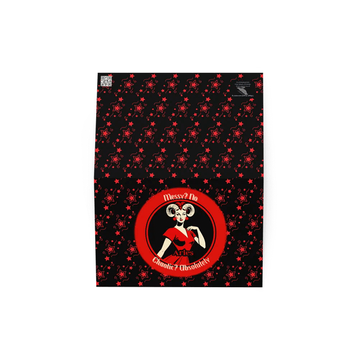 Aries 2025, Messy? No, Card product image (4)