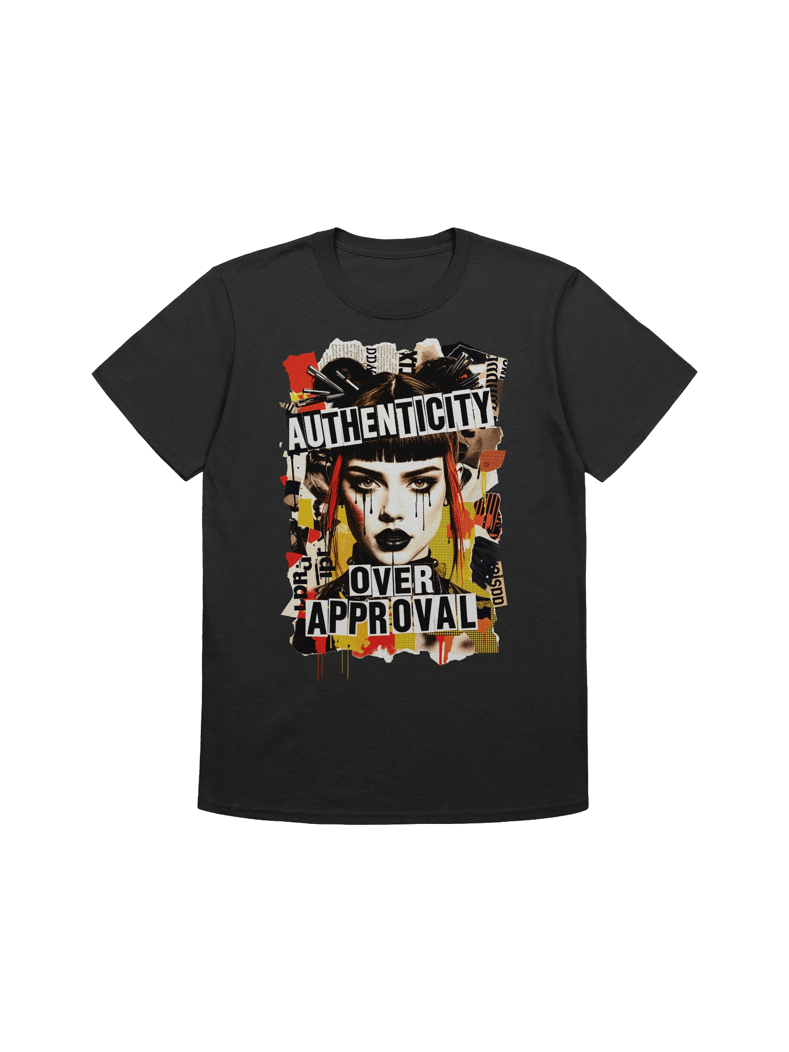 Authenticity Over Approval Grunge Punk Collage Riot Grrrl Aesthetic product image (4)