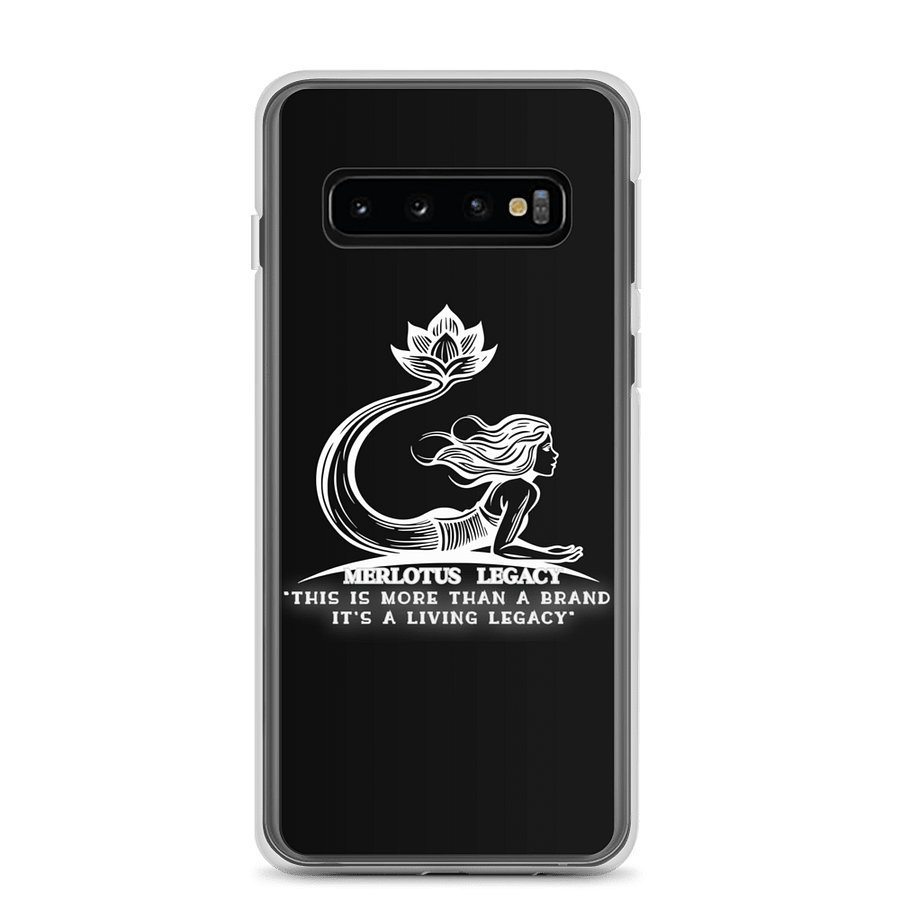 Phone Case – Black with White Emblem 📱 Shielded in strength. Styled with soul. product image (1)