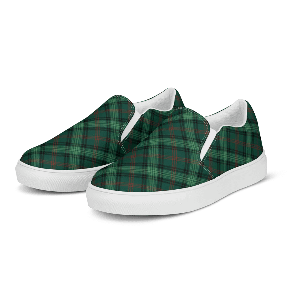 Ross Hunting Tartan Men's Slip-On Shoes product image (2)